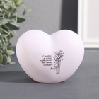 Фигурка светящаяся RISALUX «Сердце. Пара», LED-ночник, 3хLR44, 8×11×7 см - Фото 1