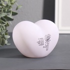 Фигурка светящаяся RISALUX «Сердце. Пара», LED-ночник, 3хLR44, 8×11×7 см - Фото 3