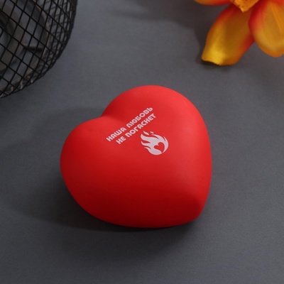Фигурка световая RISALUX «Сердце. Наша любовь», LED-ночник, 2хLR44, 7×7×3.5 см