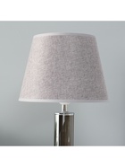 Лампа настольная «Арабеска» 1×40 Вт Е27 хром/серый 22×22×36 см 10724322