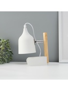 Лампа настольная «Престиж» 1×40 Вт Е27 белый 13×12×24 см - Фото 4