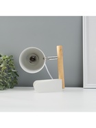 Лампа настольная «Престиж» 1×40 Вт Е27 белый 13×12×24 см - Фото 6