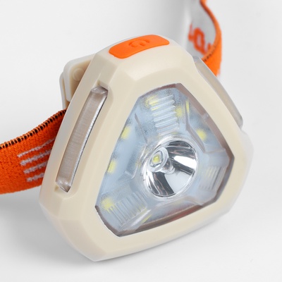 Фонарь налобный аккумуляторный, 3 Вт, 500 мАч, 3030 LED, 350 Лм, 6 режимов