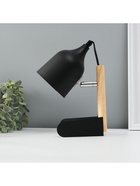 Лампа настольная «Престиж» 1×40 Вт Е27 черный 13×12×24 см - Фото 3