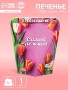 Печенье с предсказанием «Самой нежной», 6 г - Фото 1