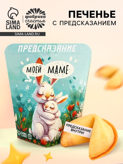 Печенье с предсказанием «Моей маме», 6 г