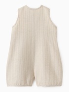 Комбинезон на запах детский MINAKU, бежевый, рост 62-68 см - Фото 3