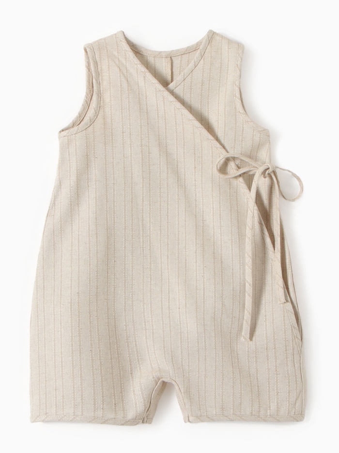 Комбинезон на запах детский MINAKU, бежевый, рост 80-86 см - Фото 1