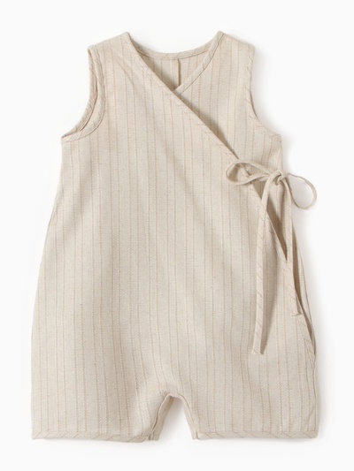 Комбинезон на запах детский MINAKU, рост 86-92 см, бежевый