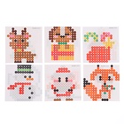 УЦЕНКА Аквамозаика «Новогодний набор», 2400 шариков, 24 фигурки 10857979