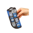 Набор магнитных закладок на подложке, 5 шт "С 23 февраля" 10699693