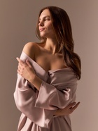 Халат домашний женский SL Tensel Home, размер S, пудровый - фото 32022284