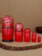 Матрешка "Букет роз" 5 кукольная большая 10854271