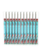 Ручка пластик пиши-стирай с колпачком "С 8 Марта", синяя паста, гелевая 0,5 мм (комплект 12 шт) - фото 32116411