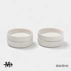 Соусники Magistro Jarwah Lausanne, 100 мл, 9.5×2.4 см, набор 4 шт., фарфор, серые - Фото 2