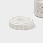 Соусники Magistro Jarwah Lausanne, 100 мл, 9.5×2.4 см, набор 4 шт., фарфор, серые - Фото 6