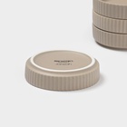 Соусники Magistro Jarwah Lausanne, 100 мл, 9.5×2.4 см, набор 4 шт., фарфор, бежевые - Фото 6