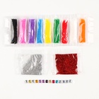 Ёлочный шар - фреска своими руками на новый год «Дед Мороз», набор для творчества - Фото 3