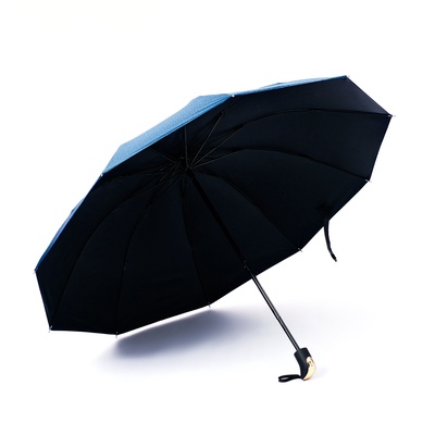 Зонт механический «Однотон», эпонж, 4 сложения, 10 спиц, R=56/63 см, D = 112 см, МИКС