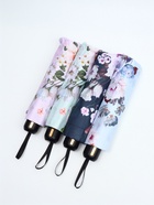 Зонт механический «Пионы», эпонж, 4 сложения, 10 спиц, R=53/60 см, d=106 см, МИКС - Фото 5