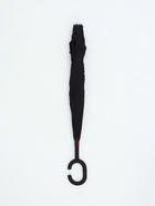 Зонт - наоборот «Однотон», механический, 8 спиц, R=53/61 см, d=106 см, чёрный - Фото 5