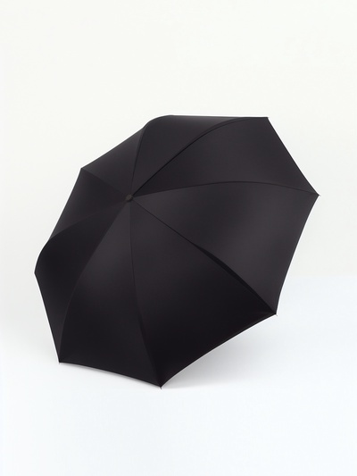 Зонт - наоборот «Однотон», механический, 8 спиц, R=53/61 см, D = 106 см, чёрный, синий