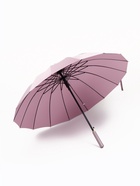 Зонт полуавтоматический «Однотон», 16 спиц, R=51/60 см, d=102 см, розовый - Фото 3