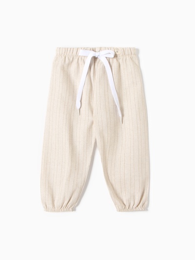 Брюки детские MINAKU, бежевые, рост 74-80 см