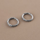 Набор для создания сумки, 4 предмета, кольцо-карабин - 2 шт., ручка, застёжка, белый, серебряный - Фото 3