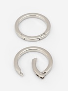 Набор для создания сумки, 4 предмета, кольцо-карабин - 2 шт., цепочка, кнопка магнитная, цвет серебряный - Фото 4