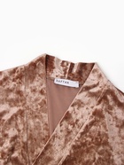 Костюм домашний женский (жакет, брюки) KAFTAN Velvet, размер 52-54, кофейный - фото 65441257