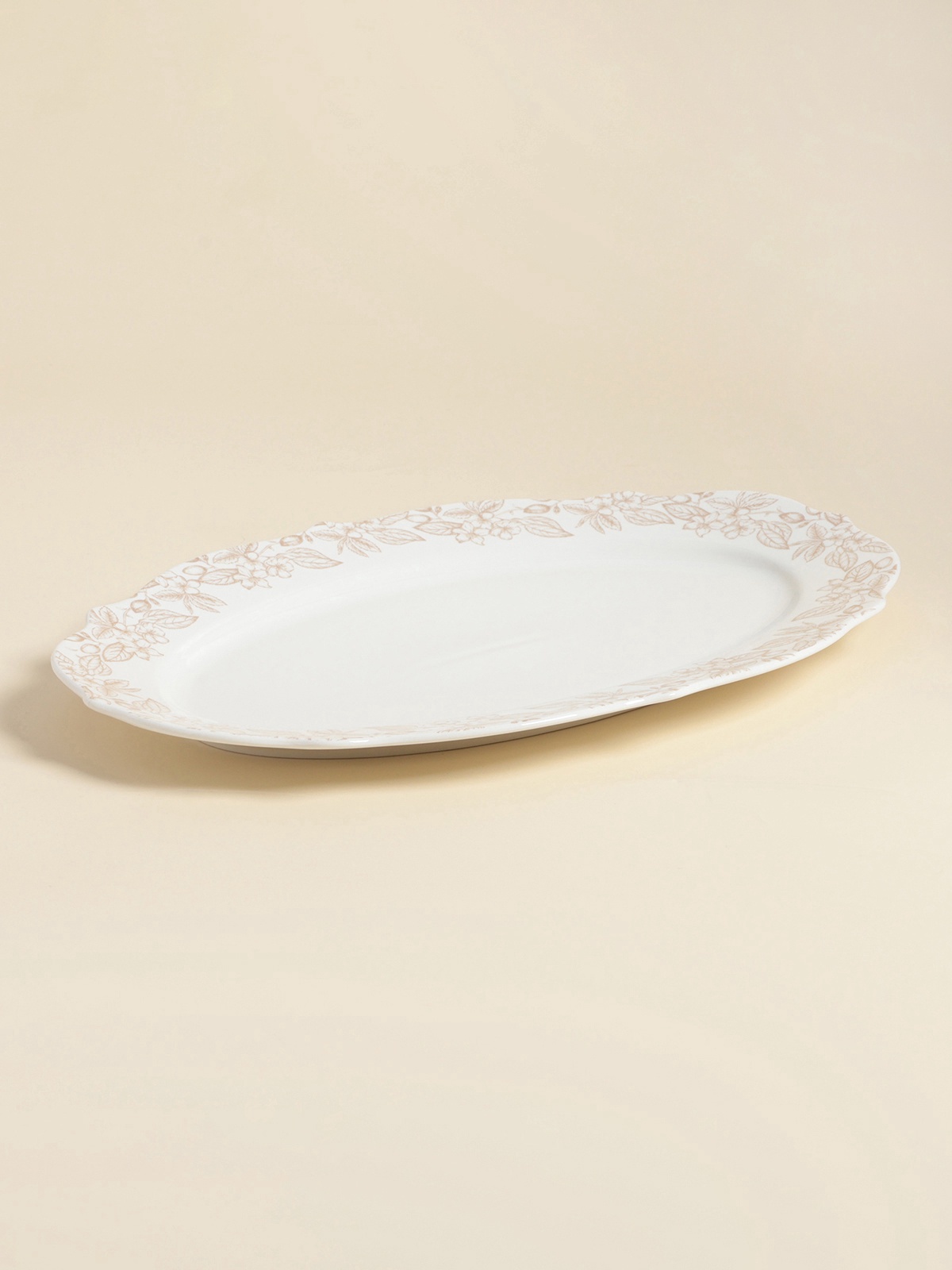 Блюдо SL Home «Аманде», 34,5×23×2,5 см, овальное, фарфор, белое Блюдо SL Home «Аманде», 34,5×23×2,5 см, овальное, фарфор, белое