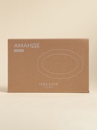 Блюдо SL Home «Аманде», 34.5×23×2.5 см, овальное, фарфор, белое - Фото 5