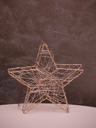 Фигура световая «Звезда», 20×20×4 см, 10 LED, от батареек ААх2, свечение тёплое белое - фото 60050132