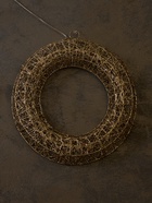 Светодиодная фигура «Венок», 30×30×5 см, 20 LED, от батареек ААх2, свечение тёплое белое - фото 809677437