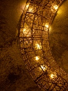 Светодиодная фигура «Венок», 40×40×5 см, 30 LED, от батареек ААх3, свечение тёплое белое - Фото 3