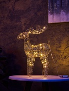 Светодиодная фигура «Олененок», 49×27×9 см, 30 LED, от батареек ААх3, свечение тёплое белое - Фото 4