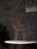 Светодиодная фигура «Олененок», 49×27×9 см, 30 LED, от батареек ААх3, свечение тёплое белое - Фото 5