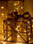 Фигура световая "Кубы", 25х20х15 см, 90 LED, батарейки ААх8 (не в компл.), свечение тёплое белое - фото 809319940