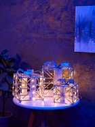 Фигура световая «Кубы серые», 25×20×15 см, 90 LED, от батареек AAx8, свечение тёплое белое - Фото 5
