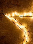 Светодиодная фигура FROSTY «Звёздочка», 57×57×2, подвесная, 200 LED, 4.5V, свечение тёплое белое - Фото 6
