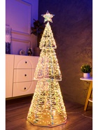 Фигура световая FROSTY «Елка», 150 см, 1440 LED, 220V, свечение тёплое белое - фото 7448678 Фигура световая FROSTY «Елка», 150 см, 1440 LED, 220V, свечение тёплое белое - фото 7448678