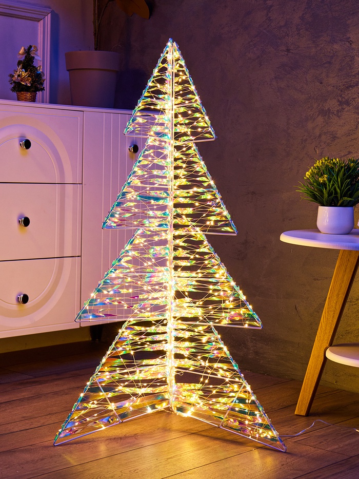 Фигура световая FROSTY «Елка», 64×64x100, 720 LED, 220V, свечение тёплое белое - Фото 1