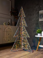 Фигура световая FROSTY «Елка», 77×77×150, 960 LED, 220V, свечение тёплое белое - фото 7448687 Фигура световая FROSTY «Елка», 77×77×150, 960 LED, 220V, свечение тёплое белое - фото 7448687