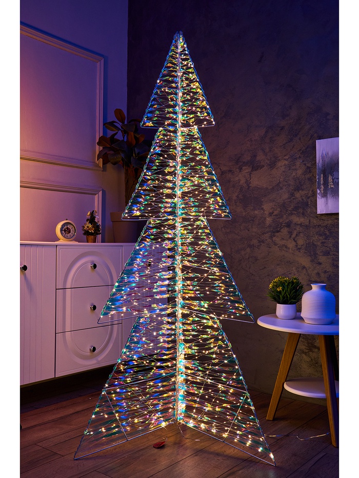 Фигура световая FROSTY «Елка», 85×85x180, 1440 LED, 220V, свечение тёплое белое - Фото 1