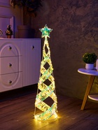 Фигура световая FROSTY «Елка», 100×25×25, 600 LED, 220V, свечение тёплое белое - Фото 5