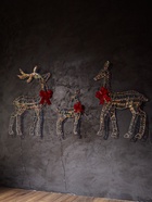 Фигура световая FROSTY «Семья оленей», 64, 100, 100 см, 1740 LED, 220V, свечение тёплое белое - фото 7448707 Фигура световая FROSTY «Семья оленей», 64, 100, 100 см, 1740 LED, 220V, свечение тёплое белое - фото 7448707