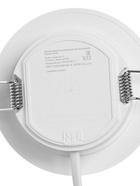 Светильник встраиваемый «Даунлайт», светодиодный, 5 Вт, 6500K, 475 Лм, 220 В, 90×25 мм, круглый, белый - Фото 7