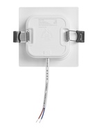 Светильник встраиваемый «Даунлайт», светодиодный, 5 Вт, 4000K, 475 Лм, 220 В, 90×25 мм, квадратный, белый - Фото 6