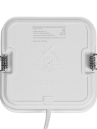 Светильник встраиваемый «Даунлайт», светодиодный, 9 Вт, 6500K, 855 Лм, 220 В, 119×26 мм, квадратный, белый - Фото 7